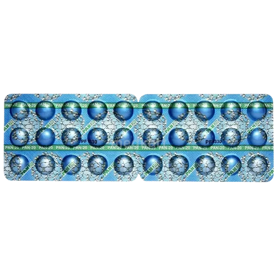 pan 20mg tablet 15's